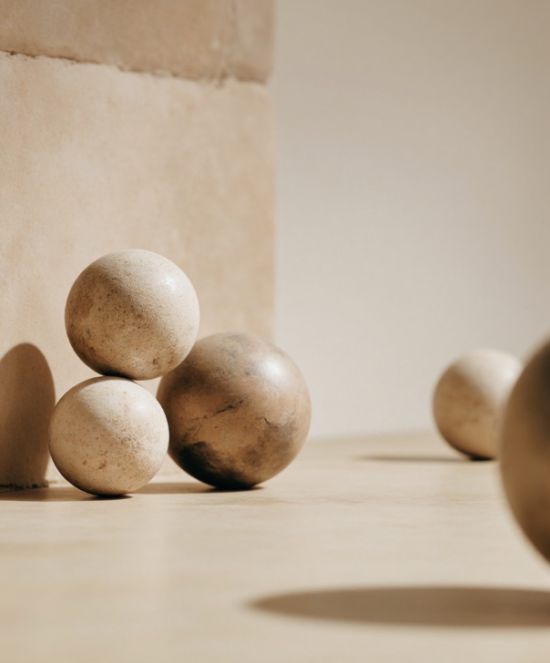 Kugeln aus Stein